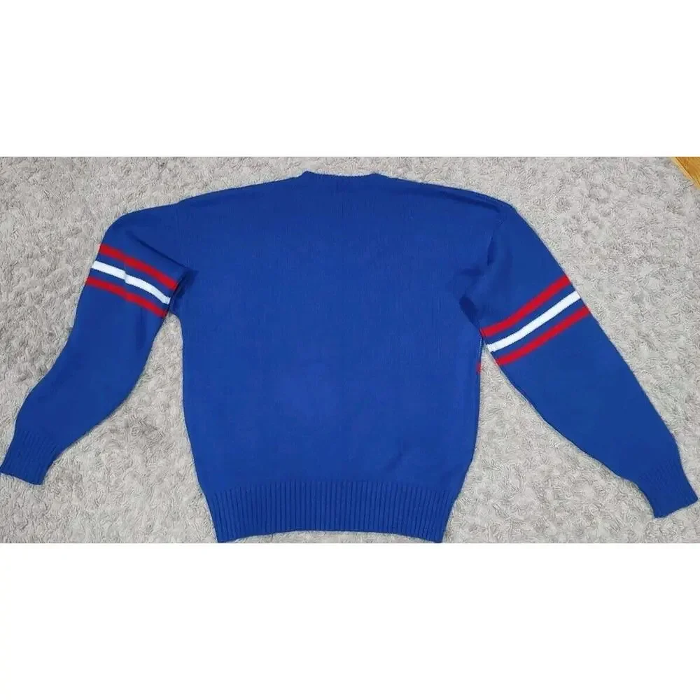 Vintage New York Giants Sweater Large NFL Pro Line by Cliff Engle Wool 80’s USA - Picture 5 of 5